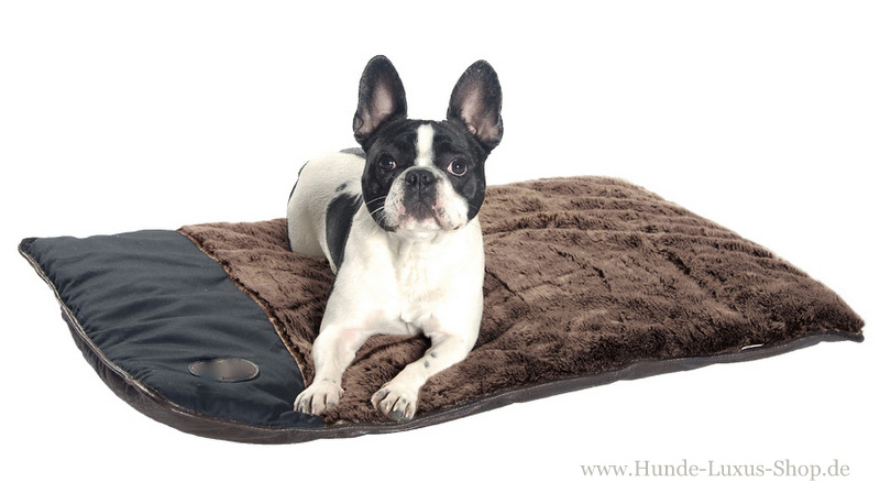 Welkas Liegedecke oval, gefüllt, Hundedecke, Korbeinlage für Hundewann –  Welkas-Shop